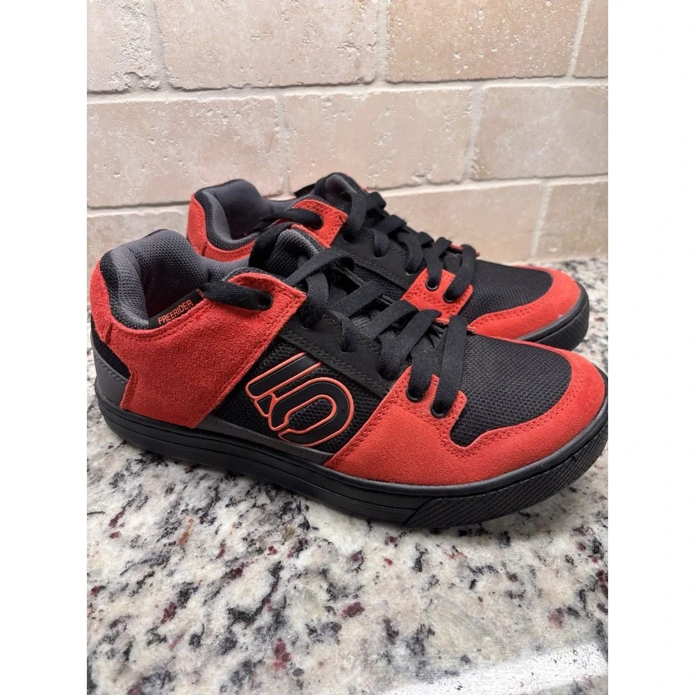 Adidas Five Ten Freerider MTB Mountain Bike Men's Shoes Size 10 Black Red EF6950